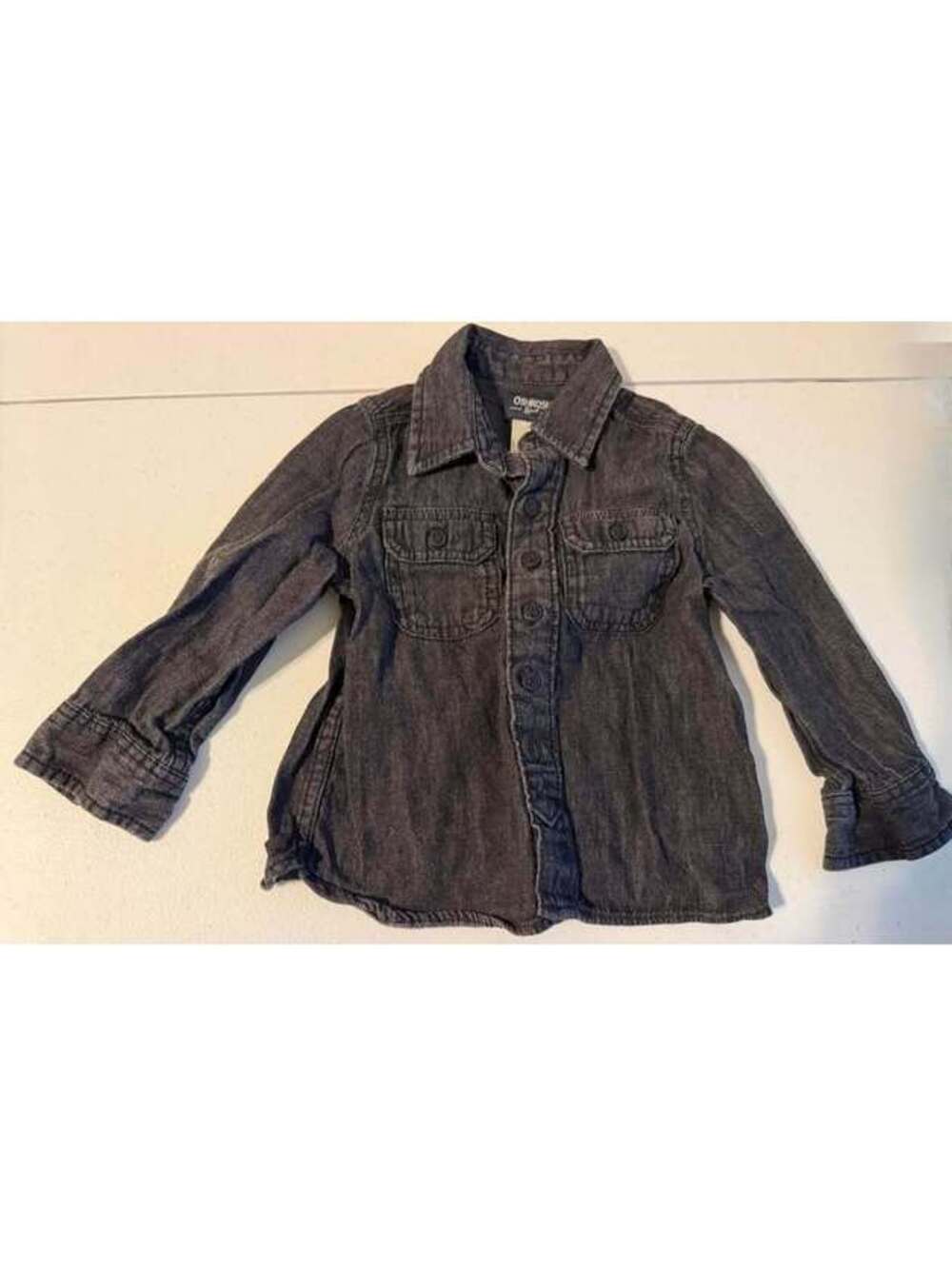 OshKosh B'gosh Long Sleeve Denim Button Down Shirt